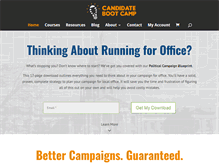 Tablet Screenshot of candidatebootcamp.com